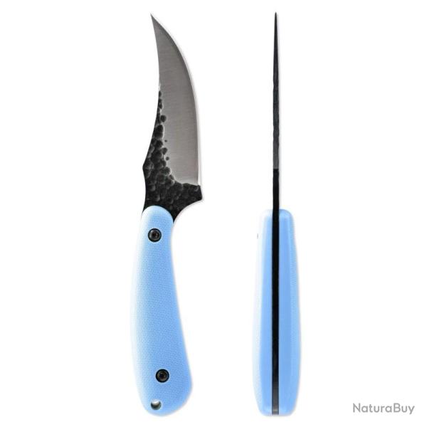 Couteau Fixe Skallywag Tactical Scorpion Lame Acier 420 Manche Nylon Bleu �tui Nylon SKW17041