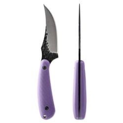 Couteau Fixe Skallywag Tactical Scorpion Lame Acier 420 Manche Nylon Violet &Eacute;tui Nylon SKW17039