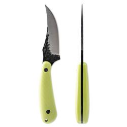 Couteau Fixe Skallywag Tactical Scorpion Lame Acier 420 Manche Nylon Vert &Eacute;tui Nylon SKW17038