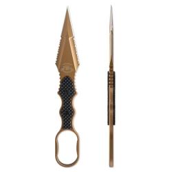 Couteau Fixe Skallywag Tactical Professional Guardian FDE Lame Acier D2 Manche G10 &Eacute;tui SKW17019