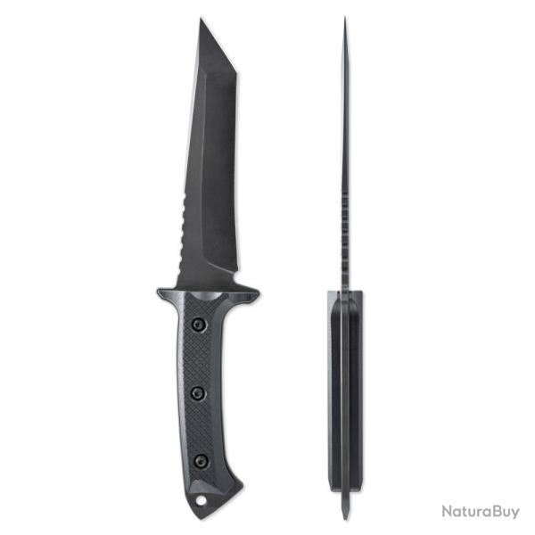 Couteau Fixe Skallywag Tactical Riptide Tanto Lame Acier D2 Manche G10 �tui Kydex SKW17016