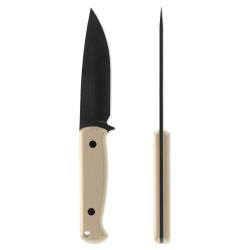 Couteau Fixe Skallywag Tactical Wanderer Lame Acier 154CM Manche G10 &Eacute;tui Cuir SKW17013