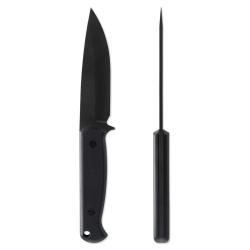 Couteau Fixe Skallywag Tactical Wanderer Lame Acier 154CM Manche G10 &Eacute;tui Cuir SKW17011