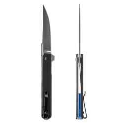 Couteau Skallywag Tactical Swifttail Lame Acier 154CM Manche Fibre Carbone Liner Lock SKW17004