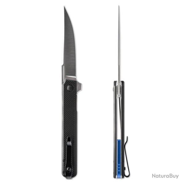 Couteau Skallywag Tactical Swifttail Lame Acier 154CM Manche Fibre Carbone Liner Lock SKW17004