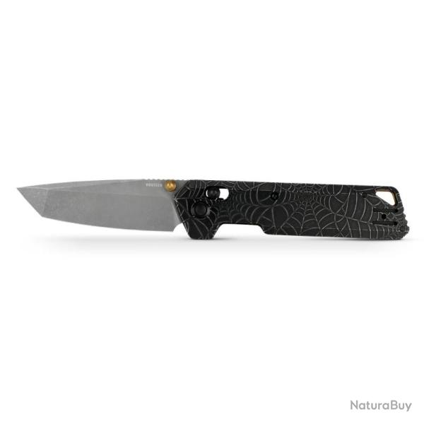 Couteau Vosteed Parallel Lame Tanto Acier S35VN Manche Titane Noir Delave Crossbar Lock VOSA3522