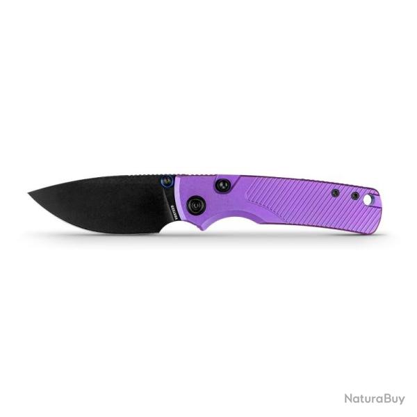 Couteau Vosteed Porcupine TiSlim Lame Acier 154CM Manche Titane Violet Top Liner Lock VOSA4812