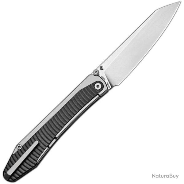 Couteau ArtisanCutlery Trust Lame Acier S35VN Manche Titane Gris Framelock ATZ1886GGY