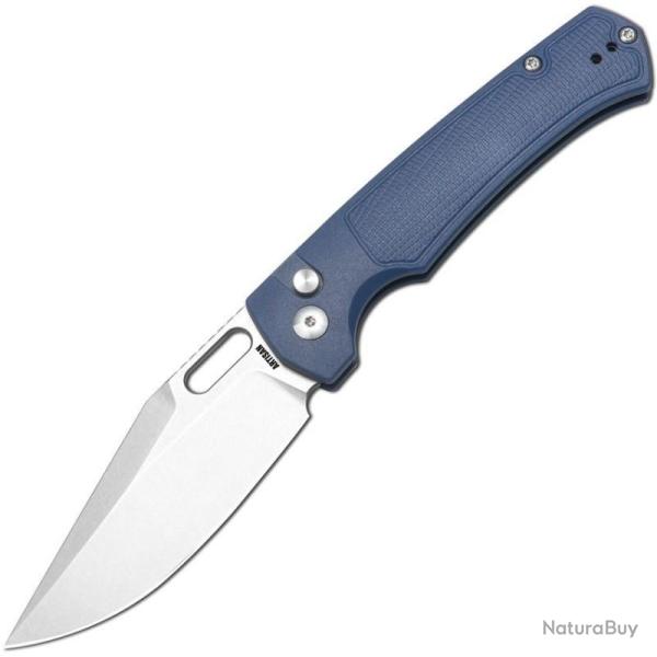 Couteau ArtisanCutlery Revel Lame Acier S90V Manche FRN Bleu Framelock ATZ1867GBU