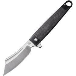 Couteau ArtisanCutlery Cutlass Lame Acier S35VN Manche Titane Noir Framelock ATZ1830GBK