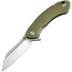 Couteau ArtisanCutlery Eterno Lame Acier D2 Manche G10 Vert Lisse Linerlock ATZ1818PGNC