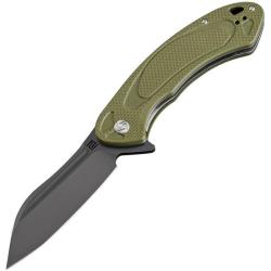 Couteau ArtisanCutlery Eterno Lame Acier D2 Manche G10 Vert Texture Linerlock ATZ1818PBGNF