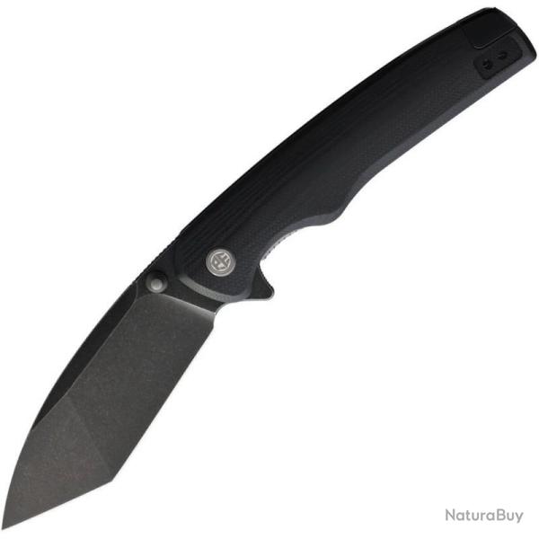 Couteau Petrified Fish Bat Lame Acier N690 Manche G10 Noir Linerlock PFK20DDW
