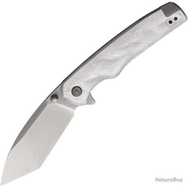 Couteau Petrified Fish Bat Lame Acier N690 Manche G10 Aluminium Linerlock PFK20AGS