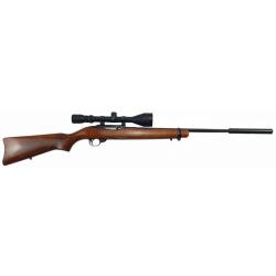 RUGER OCCASION - CARABINE SEMI-AUTO RUGER 10/22 FILET&Eacute;E CAL.22LR + LUNETTE SIMMONS 3-9x50 + MODERATE