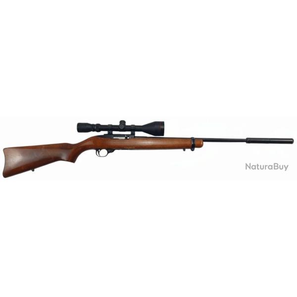 RUGER OCCASION - CARABINE SEMI-AUTO RUGER 10/22 FILET�E CAL.22LR + LUNETTE SIMMONS 3-9x50 + MODERATE
