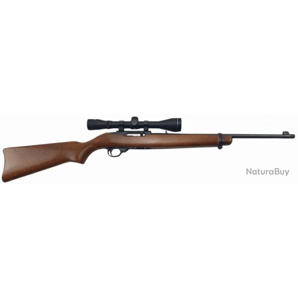 RUGER OCCASION - CARABINE SEMI-AUTO RUGER 10/22 FILET�E CAL.22LR + LUNETTE TASCO 4x40