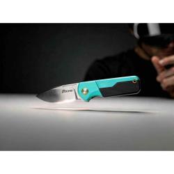 Couteau Cimo HydroSight Pulse Lame Acier 14C28N Manche Aluminium G10 Bleu CCMHRSGTPLS