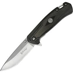 Couteau Elk Ridge Gentleman Linerlock Ouverture Assistee Lame Acier 3Cr13 Manche Damier ERA969BK