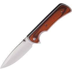 Couteau Elk Ridge Linerlock Ouverture Assistee Lame Acier Inoxydable Manche Aluminium Bois ERA2003SL