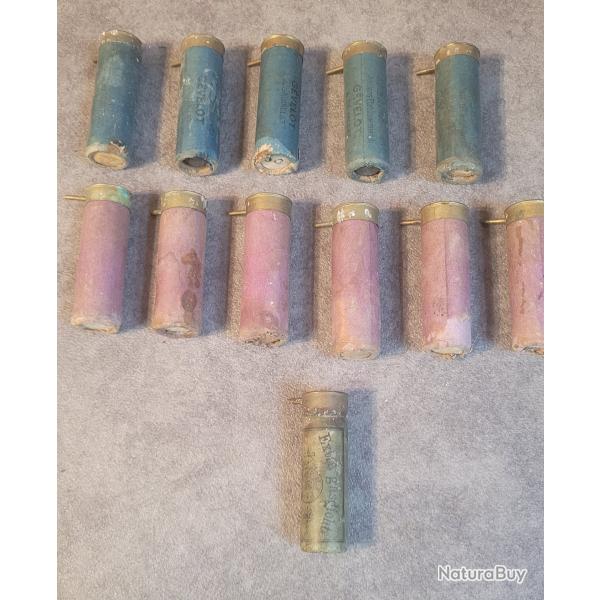 Lot de cartouches � broches cal.12 #ench�re 1e sans prix de reserve !!!