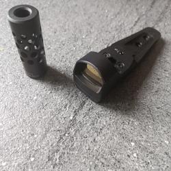 Kite optics k1 pour browning maral+ Frein de bouche 14x1 calibre 30