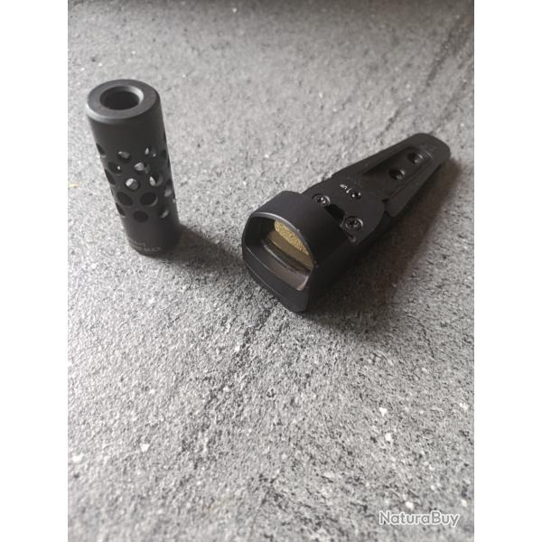 Kite optics k1 pour browning maral+ Frein de bouche 14x1 calibre 30