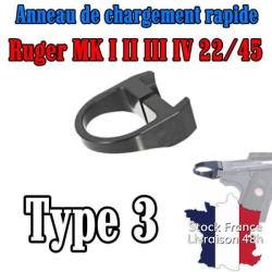 Anneau de chargement rapide pour Ruger MK I II III IV et 22/45 -  Type 3 - Stock France