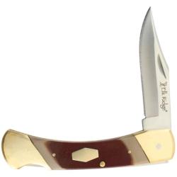 Couteau Pliant Elk Ridge Lockback Clip Point Lame Acier 3Cr13MoV Manche Delrin ER2015