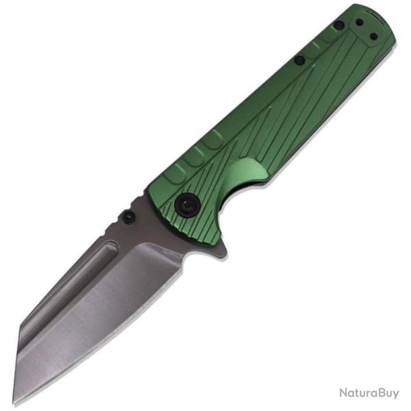 Couteau ElitEdge Green Lame Acier 440C Manche Aluminium Linerlock EE10A136DT