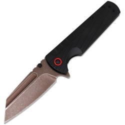 Couteau ElitEdge Black BSW Lame Acier 440C Manche Aluminium Linerlock EE10A136BRG