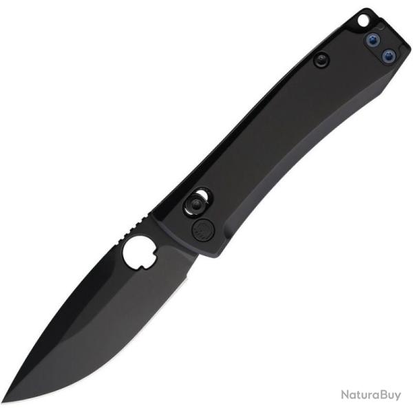 Couteau Daggerr Nightmare 63 X-Lock Drop Point PVD Acier MagnaCut Manche Titane Noir DGRF72MRDBB