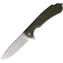 Couteau Daggerr Wocket Linerlock Drop Point Acier 8Cr14MoV Manche FRN Olive Stonewash DGRWKFOLSW