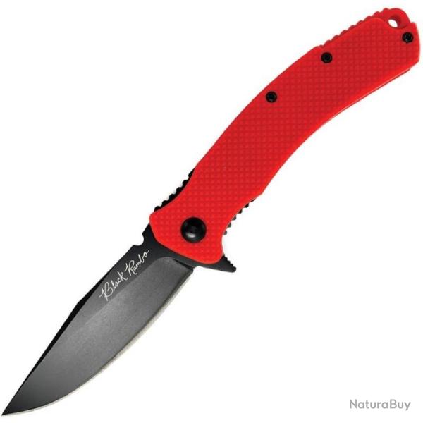 Couteau V Nives Rambo Utility Rouge Lame Acier 420HC Manche Linerlock VNI34FPBR