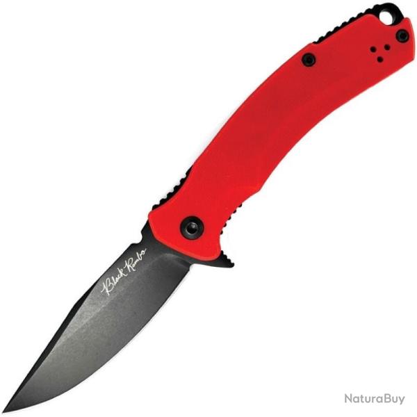 Couteau V Nives Rambo Shorty Pro Rouge Lame Acier D2 Manche Framelock VNI33GPBR