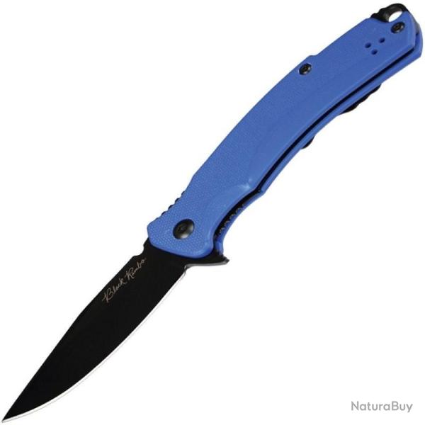Couteau V Nives Rambo Shorty Pro Bleu Lame Acier D2 Manche Framelock VNI33GPBBL