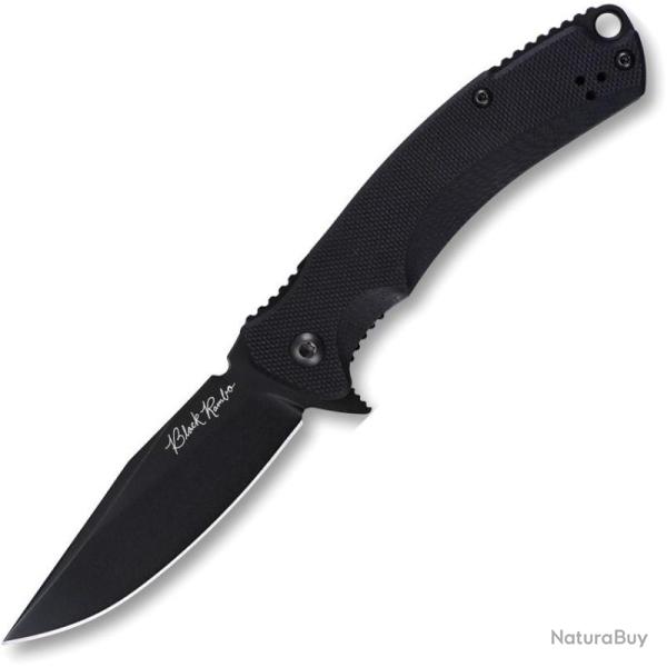 Couteau V Nives Rambo Shorty Pro Noir Lame Acier D2 Manche Framelock VNI33GPBBK