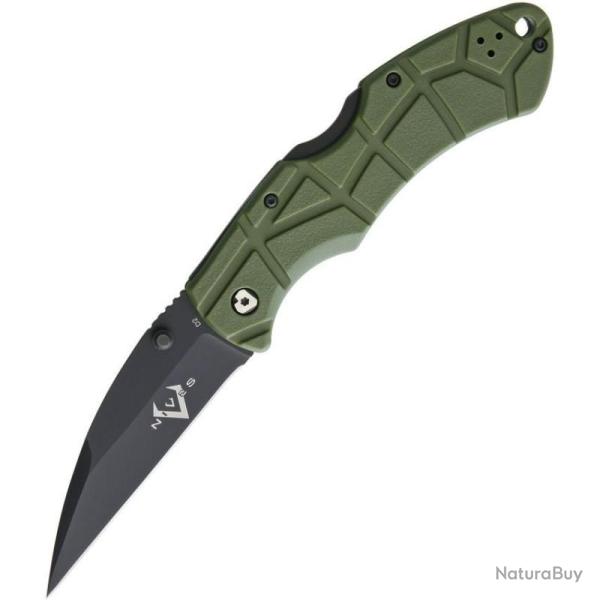 Couteau V Nives Rocky Vert Lame Acier D2 Manche Lockback VNI30190