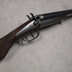 Tr&eacute;s beau HUSQVARNA mod&egrave;le 1877, Cal 16 &agrave; chiens, &agrave; 1 euro sans prix de r&eacute;serve!!!