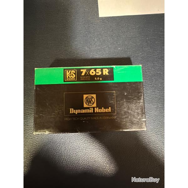 20 balles RWS KS 7x65r 8g