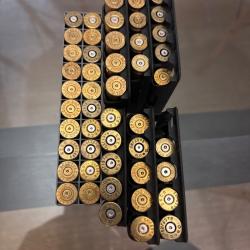 lot de 44 douilles d'occasion en calibre 8x57 JRS, principalement Gecco