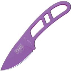 Couteau ESEE Candiru Lame Acier 1095 Manche Acier 1095 Ajour&eacute; &Eacute;tui Polym&egrave;re Made In USA ESCANPURPB