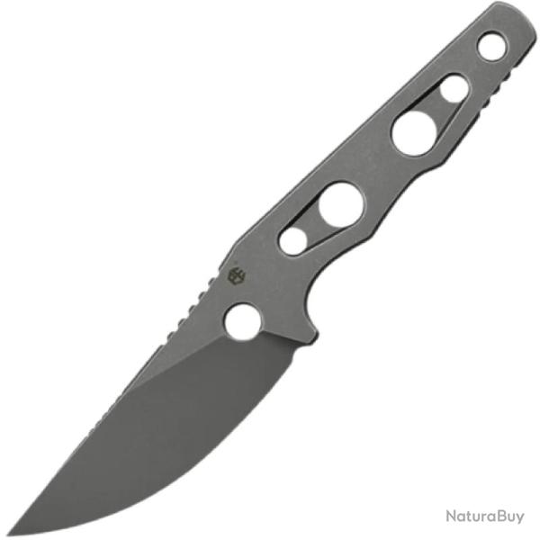 Couteau Fixe Petrified Fish Bison L Lame Acier N690 Manche Acier Inoxydable �tui Kydex PKFE18GAK