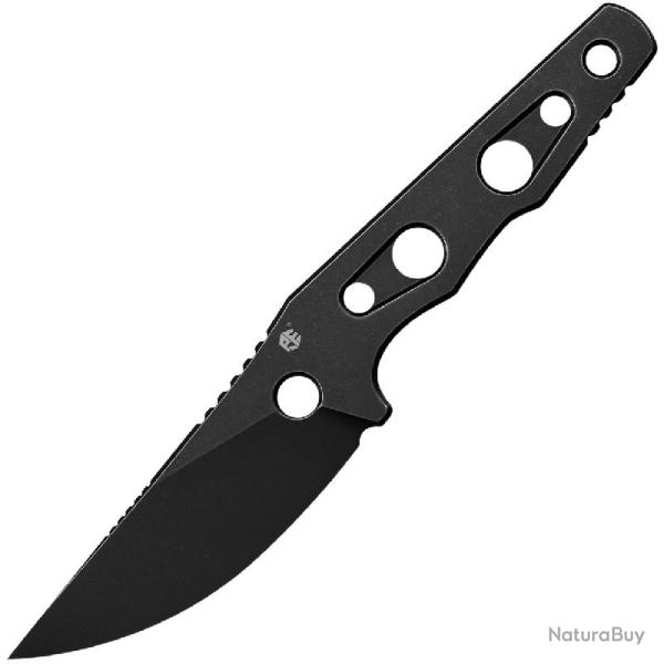 Couteau Fixe Petrified Fish Bison L Lame Acier N690 Manche Acier Inoxydable �tui Kydex PKFE18DWK