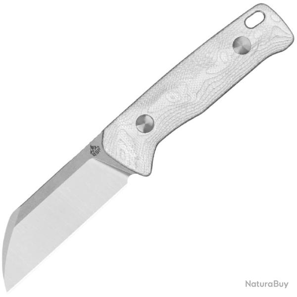 Couteau Fixe QSP Knife Baby Penguin Lame Acier 14C28N Manche G10 � Feuille D'aluminium QS130BPD1