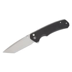 Couteau Civivi Brazen Lame Acier 14C28N Manche G10 Noir Button Lock CIVC19059C1