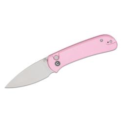 Couteau Civivi Qubit Lame Acier 14C28N Manche Aluminium Rose Button Lock CIVC22030E5