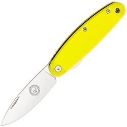 Couteau BRK-Esee Churp Lame Acier D2 Manche G10 Jaune Fluo Liner Lock BRKC5