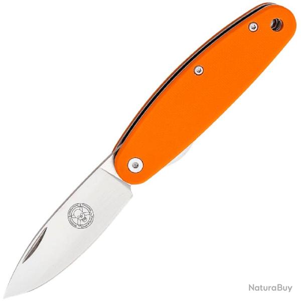 Couteau BRK-Esee Churp Lame Acier D2 Manche G10 Orange Liner Lock BRKC4