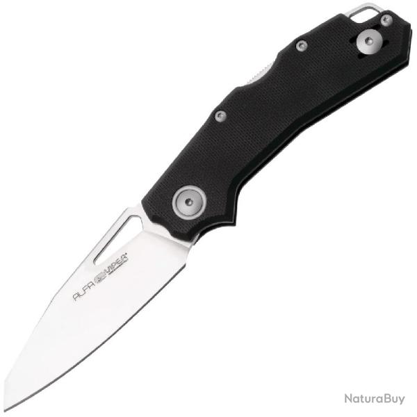 Couteau Viper Alfa Lame Acier CPM MagnaCut Manche G10 Noir Back Lock Made In Italy V6020GB
